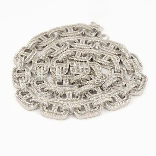JDB1001 - 15MM CZ Silver Chain - Johnny Dang & Co