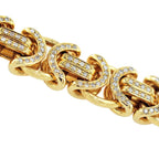 CUSTOM DIAMOND BYZANTINE BRACELET - Johnny Dang & Co