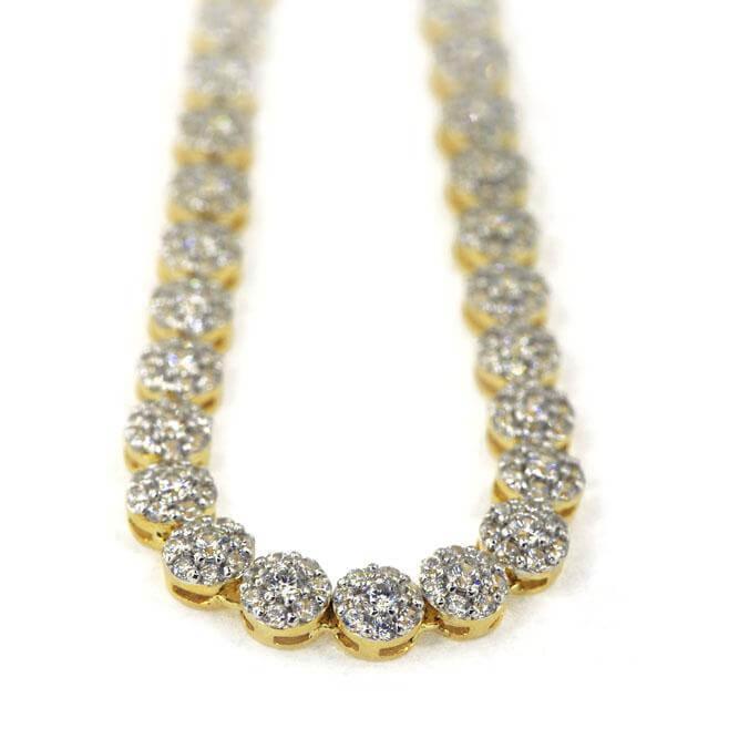 CZ Silver Flower Bracelet - Johnny Dang & Co