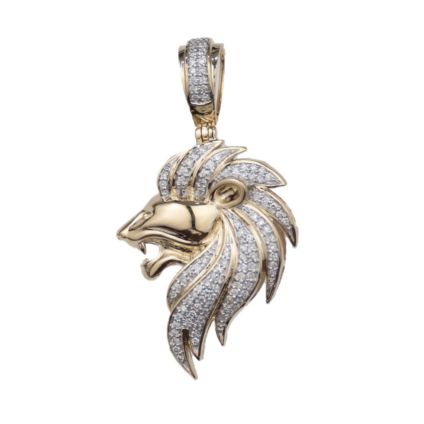 Lion Head Pendant - Johnny Dang & Co