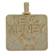 CUSTOM DIAMOND KEVO MUNEY PENDANT - Johnny Dang & Co