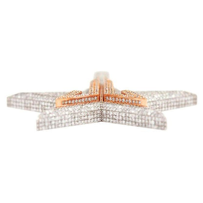 CUSTOM DIAMOND STAR PENDANT [CJ16412] - Johnny Dang & Co