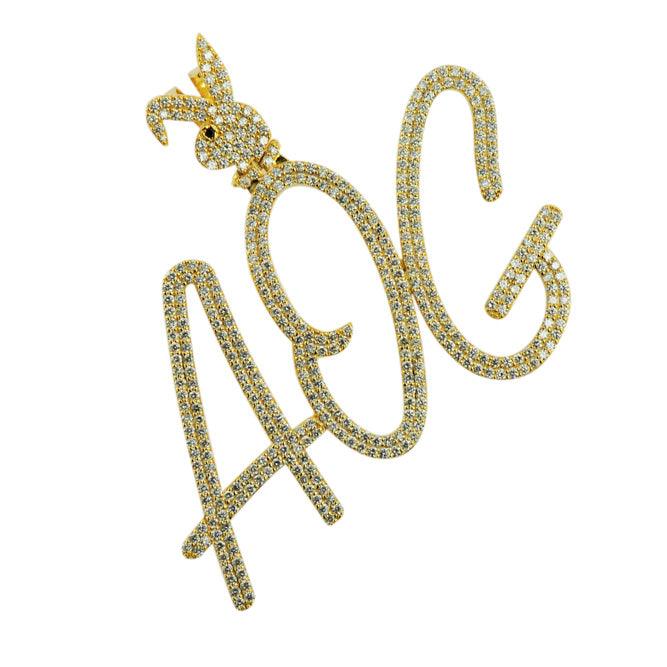 CUSTOM DIAMOND AOG PENDANT - Johnny Dang & Co