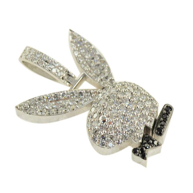 CJ5207 - CUSTOM DIAMOND PLAYBOY PENDANT - Johnny Dang & Co
