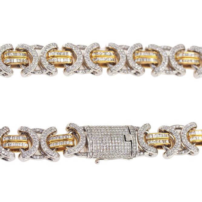 CJO244 - CUSTOM 16MM 37CT BYZANTINE CHAIN [CJO244] - Johnny Dang & Co