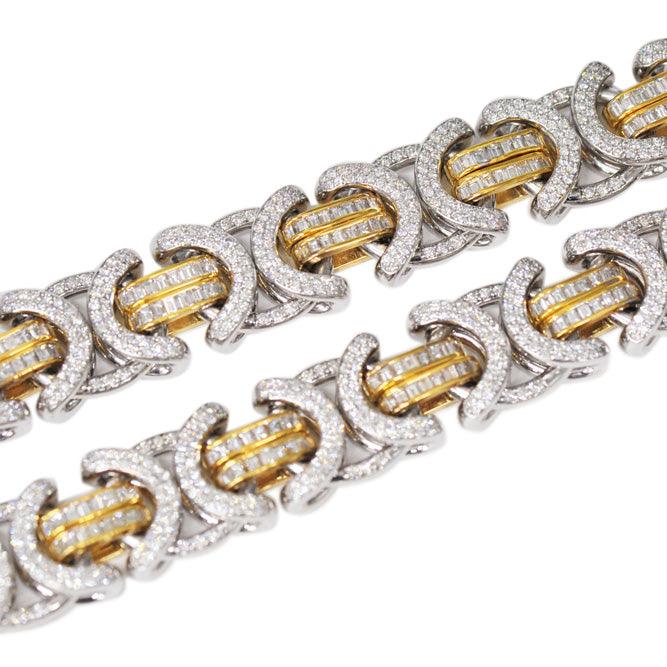 CJO244 - CUSTOM 16MM 37CT BYZANTINE CHAIN [CJO244] - Johnny Dang & Co