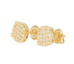 JDTKE3549- Custom Diamond Cluster Earrings - Johnny Dang & Co