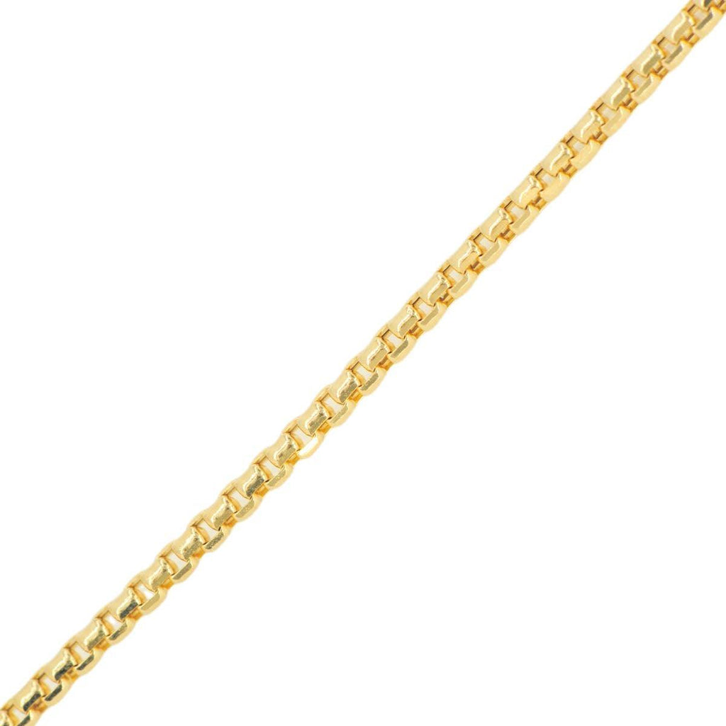 10k Yellow Gold 0.70cttw 3D Hamzah Hand Pendant and 1.5mm Venetian Box Chain Bundle 18" 20” 22” 24” - Johnny Dang & Co