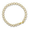 CZ Silver Flower Bracelet - Johnny Dang & Co