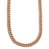 18KR 7.56CTW DIAMOND SOLID CUBAN NECKLACE - Johnny Dang & Co