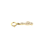 10k Yellow Gold and Diamond 'Treble Clef' Charm - 10035 - Johnny Dang & Co
