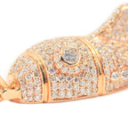 14KR 6.15CTW 3D DIAMOND ROCKET SHIP PENDANT - Johnny Dang & Co