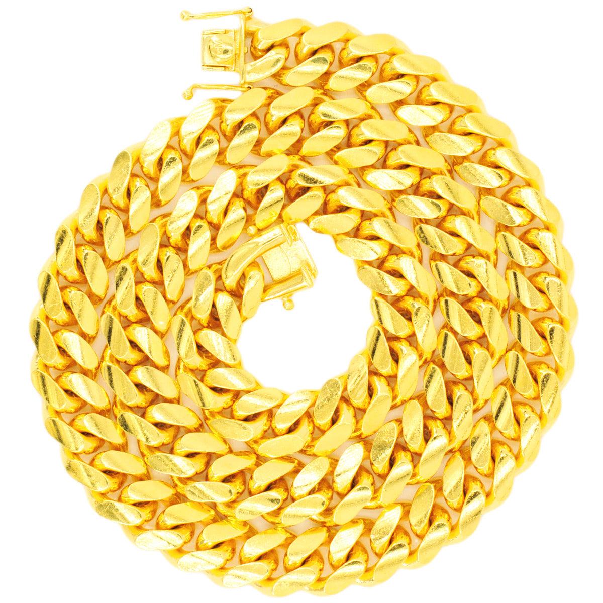 Silver 10mm Solid Cuban Chain 20" 22" 24" - Johnny Dang & Co