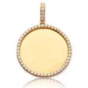 10KY 3.85CTW DIAMOND ROUND MEMORY PENDANT - Johnny Dang & Co