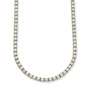 14KW 23.89CTW DIAMOND TENNIS NECKLACE - Johnny Dang & Co