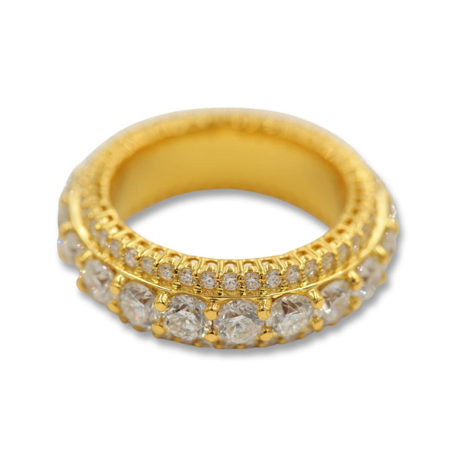 JDTK-Ring1117- Triple Row Diamond Eternity Ring - Johnny Dang & Co