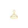 10k Yellow Gold and Diamond 'Tiara' Charm - 10075 - Johnny Dang & Co