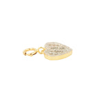 10k Yellow Gold Diamond 'Baguette Heart' Charm - 10060 - Johnny Dang & Co