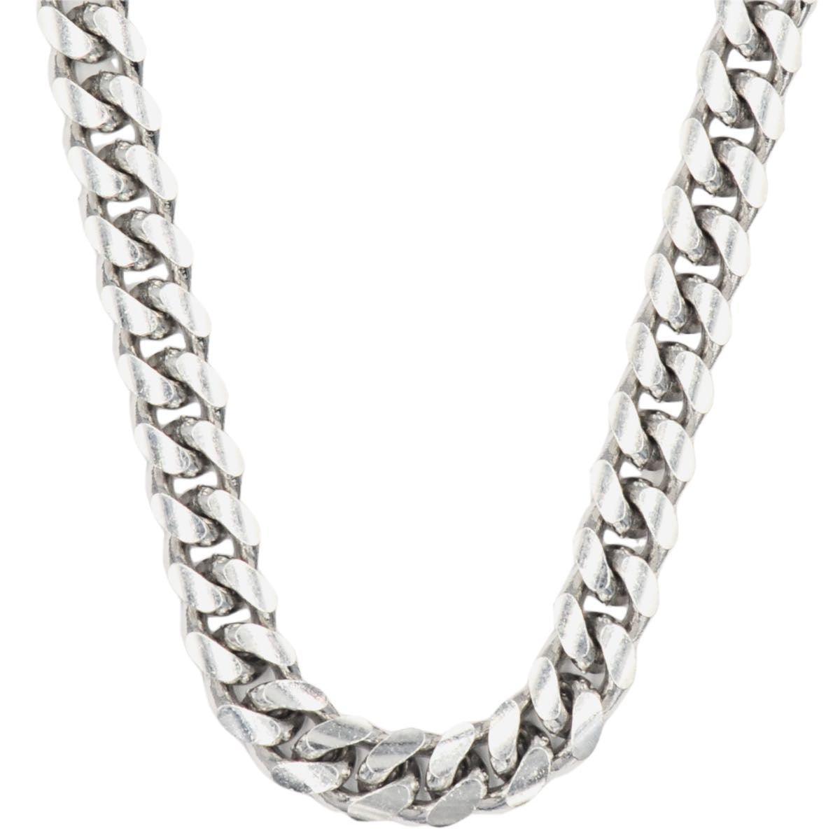 Silver 10mm Solid Cuban Chain 20" 22" 24" - Johnny Dang & Co