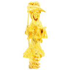 14k Yellow Gold Custom JD&Co Exclusive Grim Reaper Santa Muerte Link Bracelet. - Johnny Dang & Co