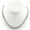 Custom Marquee Diamond Tennis Chain 18k White Gold - Johnny Dang & Co