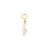 10k Yellow Gold and Diamond 'Treble Clef' Charm - 10035 - Johnny Dang & Co
