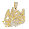 10K YELLOW GOLD 1.00CTW DIAMOND ‘NRA NO RATS ALLOWED’ PENDANT - Johnny Dang & Co