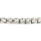 CZ SILVER TENNIS BRACELET 8" - 8.5" - Johnny Dang & Co