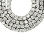 Tennis Chain 10k White Gold 30 pointer Si Diamonds 22inches - Johnny Dang & Co