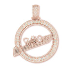 Gold and Diamond JD&CO Custom Logo Medallion - Johnny Dang & Co
