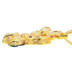 14KY 2.50CTW DIAMOND BATTERY RABBIT PENDANT - Johnny Dang & Co