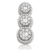 14KW 0.55CTW ROUND DIAMOND CIRCLE CLUSTER - Johnny Dang & Co