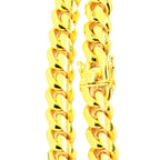 Silver 12mm Solid Cuban Chain 20" 22" 24" - Johnny Dang & Co