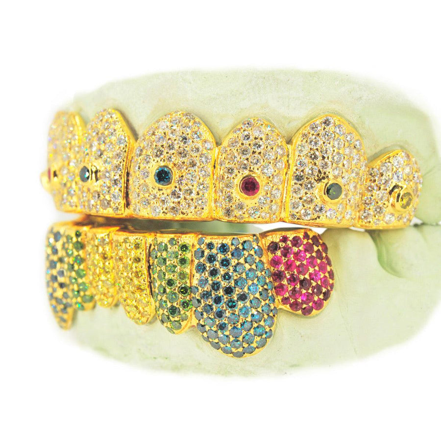 JDTK-G60-2 Ornaments II 16 Teeth Individual Colorful Grill - Johnny Dang & Co