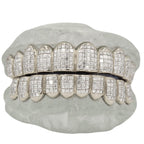 NEW Deluxe Carre Cut Invisible Grillz 10 Teeth - VS Diamonds - Johnny Dang & Co