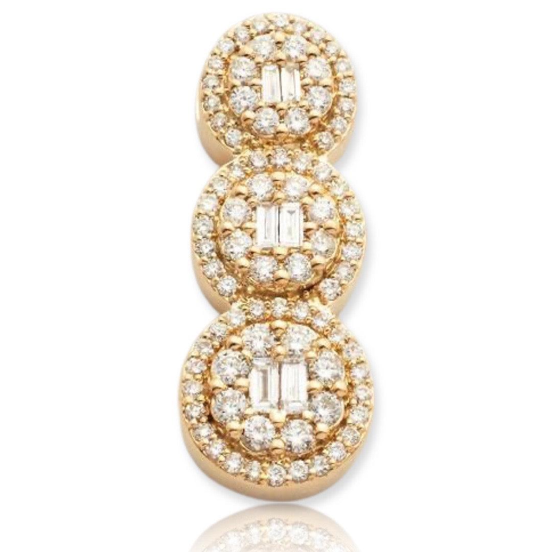 14KY 0.55CTW ROUND DIAMOND CIRCLE CLUSTER - Johnny Dang & Co