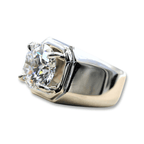 Custom 5.13 Carat Flawless Diamond Ring - Johnny Dang & Co