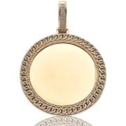 10KY 2.20CTW DIAMOND MEMORY PENDANT - MIAMI CUBAN - Johnny Dang & Co