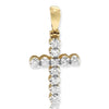 14KY 2.00CTW LARGE DIAMONDS CROSS - Johnny Dang & Co