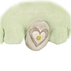 18K Individual Heart Engraved With Color Enhanced Diamond - Johnny Dang & Co