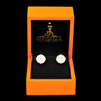 JDTK-CL1180W- 14K 2.2 CTTW DIAMOND CLUSTER MICRO PAVE EARRINGS - Johnny Dang & Co