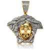 10KY 0.65CTW DIAMOND MEDUSA HEAD PENDANT - Johnny Dang & Co