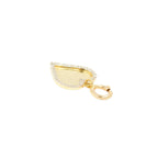 10k Yellow Gold 'Diamond Border Heart' Charm - 10008 - Johnny Dang & Co