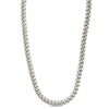 10k White Gold 6.5mm Semi-Solid Classic Miami Cuban 24 Inches - Johnny Dang & Co