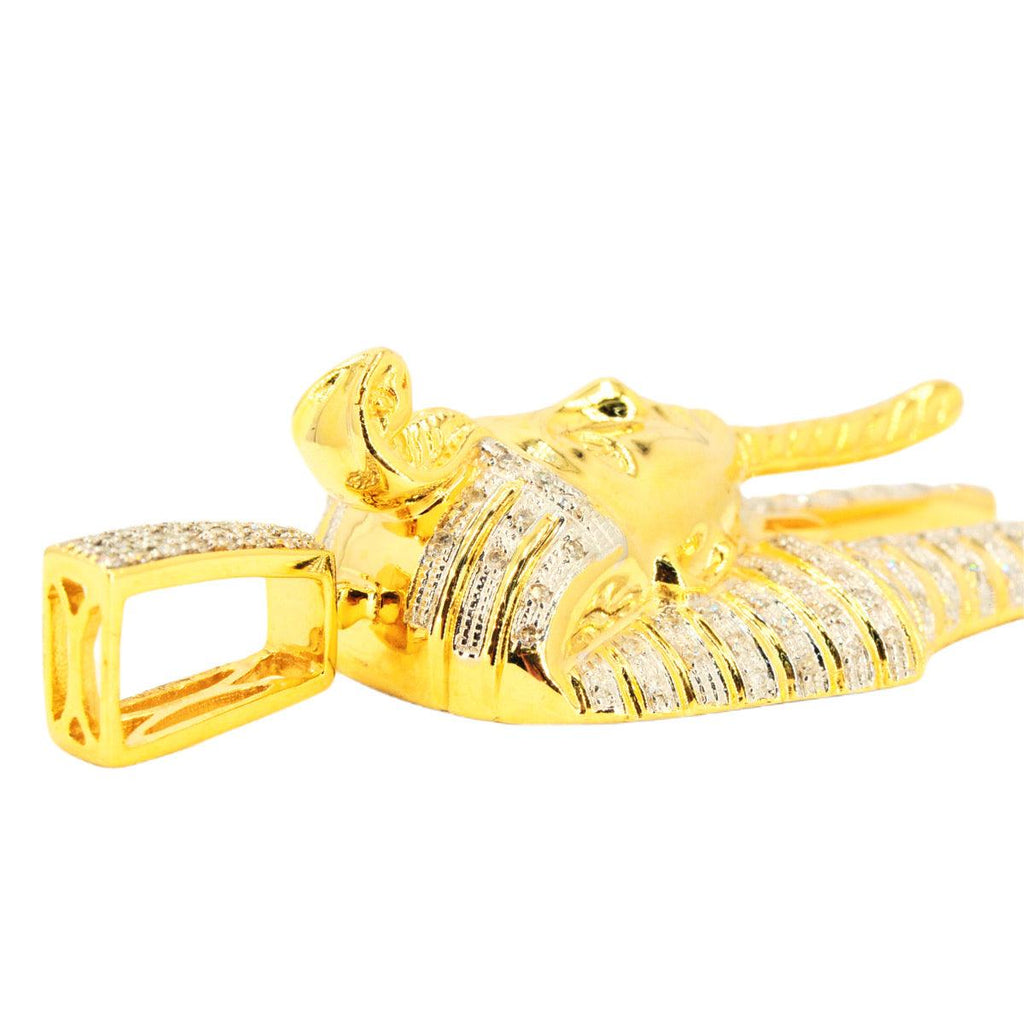 10KY 0.60CTW DIAMOND PHARAOH PENDANT - Johnny Dang & Co