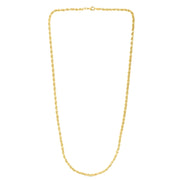 10k Yellow Gold 4.0mm Solid Diamond Cut Royal Rope Chain - Johnny Dang & Co