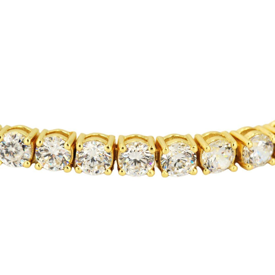 CZ SILVER TENNIS BRACELET 8