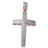 10KR 1.15CTW DIAMOND DOME MICROPAVE CROSS - Johnny Dang & Co