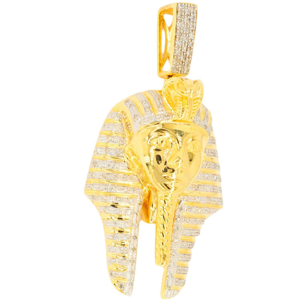 10KY 0.60CTW DIAMOND PHARAOH PENDANT - Johnny Dang & Co
