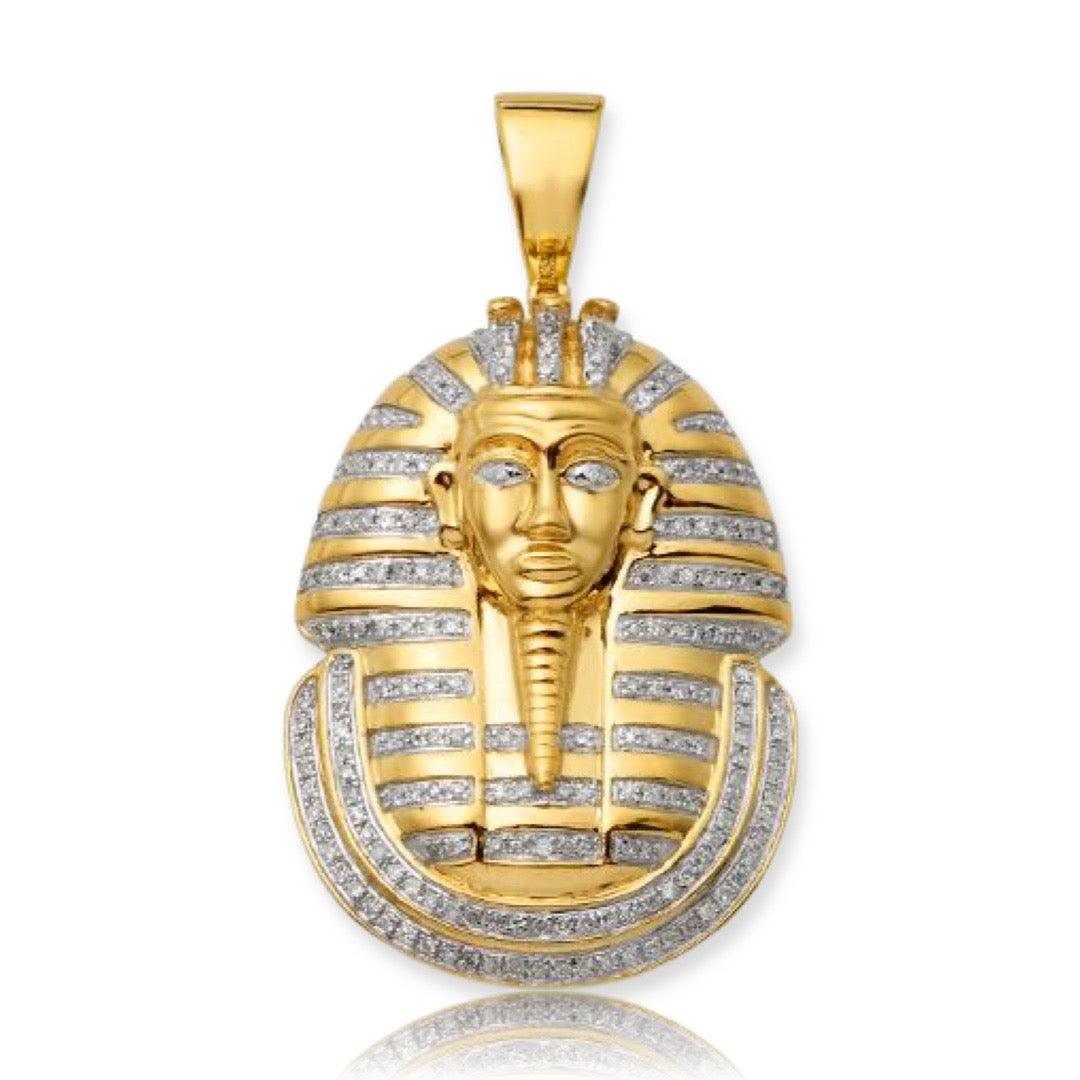 10KY 0.65CTW DIAMOND PHAROAH PENDANT - Johnny Dang & Co